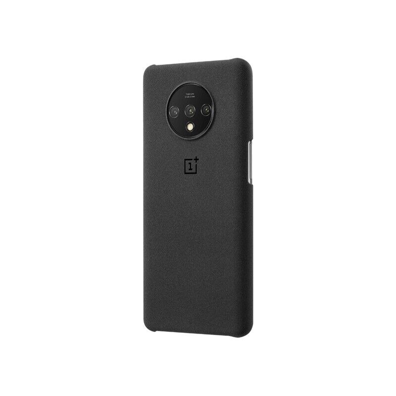 Funda Original Oneplus 7T 100% de Oneplus funda protectora oficial de Nylon funda de piedra arenisca OnePlus 7T funda de parachoques Karbon: Sandstone