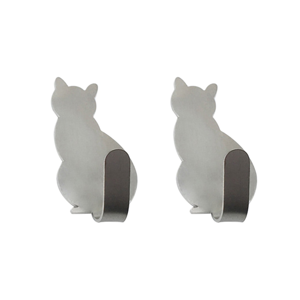 KEESIN Zelfklevende Haken Bamboe en Roestvrij Staal Ultra Sterke 3m Hanger Handdoek Haken voor Keuken Badkamers Lavatory Closets (Enkele Haak-4Pcs