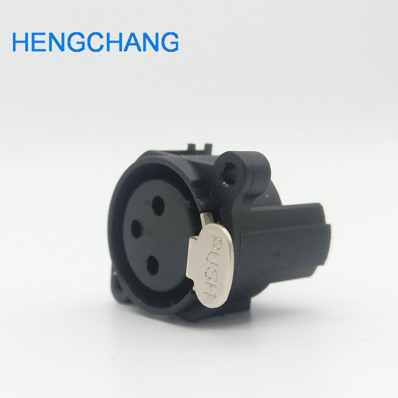 10 pcs haakse XLR PCB Socket 3Pin XLR FEMALE Socket Panel Mount Chassis 3 Pole XLR Connector Adapter