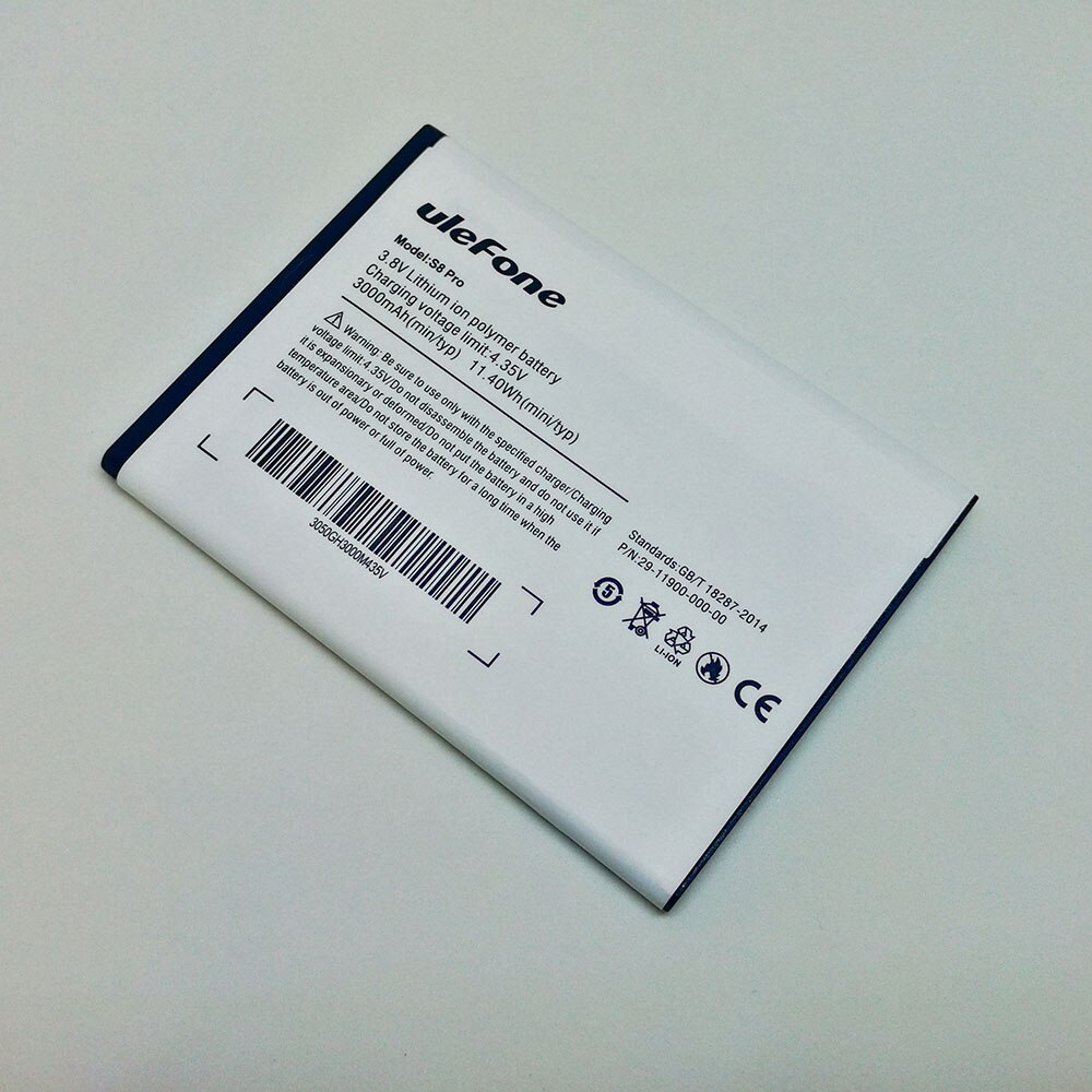 Dinto 3.8V 3000mAh Ulefone S8 Sostituzione Della Batteria S8pro Li-ione Batterie Del Telefono Cellulare per Ulefone S8/S8 pro MTK6737 MTK6580