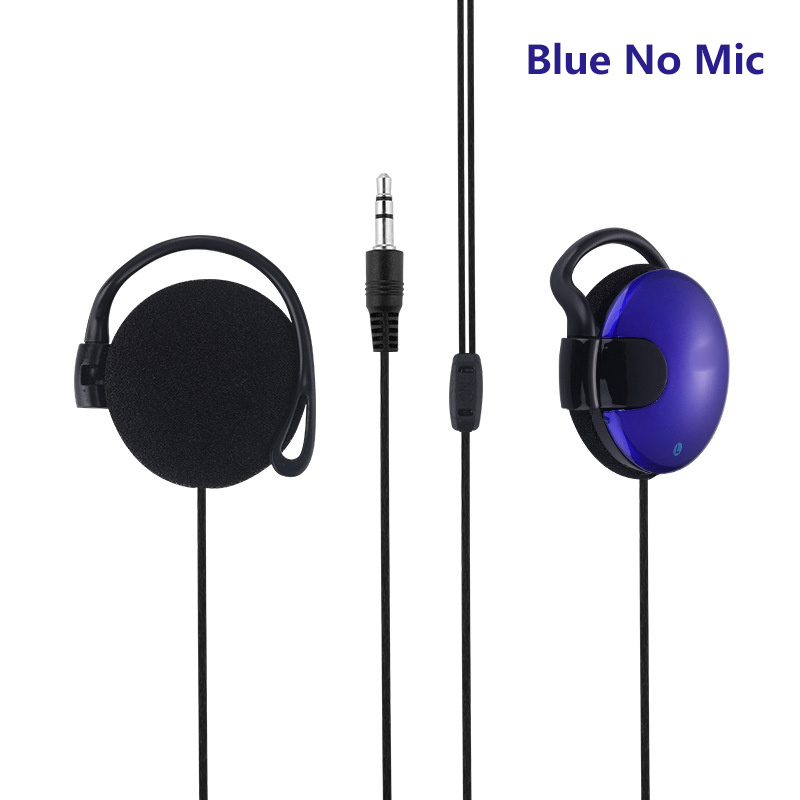 Wired Headphones Stereo 3.5MM Ear Hook Music Game Earphone With Mic For Mobile Phone PC Laptop Mp3 Mp4 Wired Headset