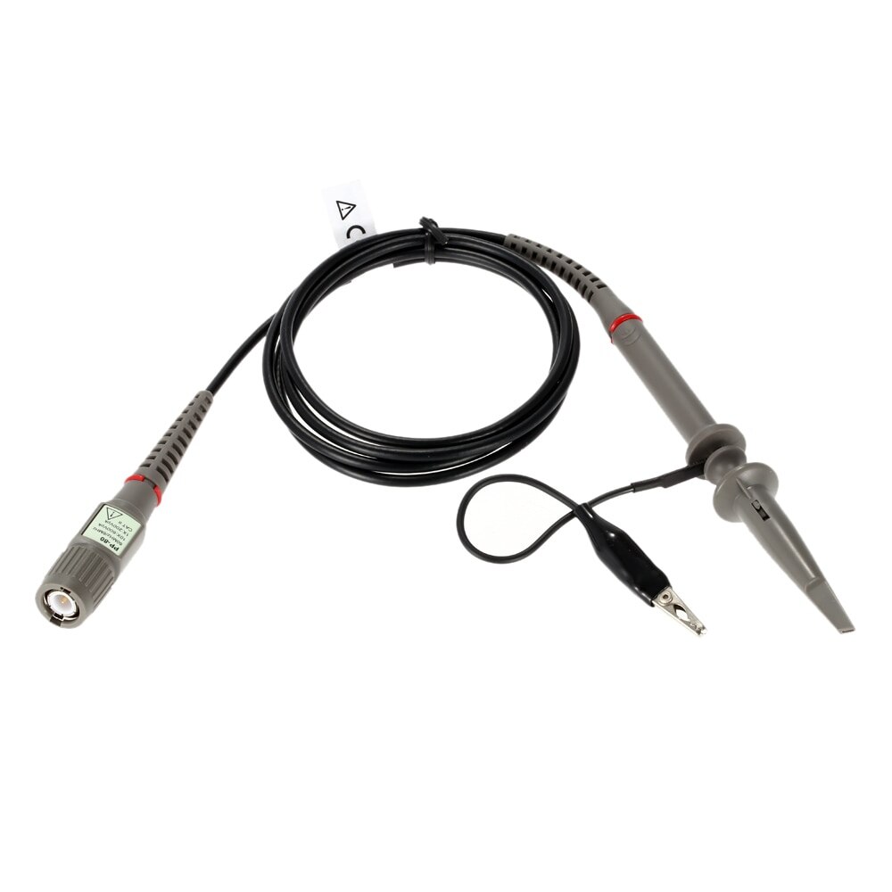 Digital oscilloskop sonde 60 mhz oscilloskop clip sonde med tilbehør max .600v dc peak ac  x1 x10