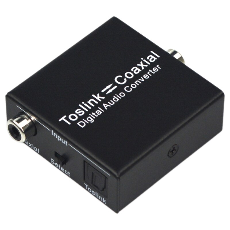 Glasvezel Coaxiale Converter Digital Optical Fiber Coaxiale Met O 1080P Hd Voor Tv, Projector, game Console: Default Title