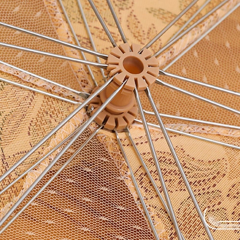 Stain Proof Dustproof Dining Table Lace Fabric Dish Tent Food Net Food Cover Food Lid Table Cover Kitchen Gadgets