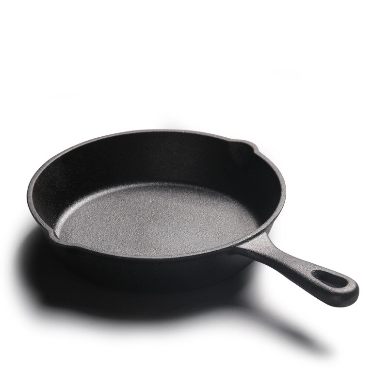 Støbejern non-stick 14-20cm bradepande til gasinduktions komfur æggekande til hjemmekøkken og spiseværktøj køkkengrej madlavningsværktøj