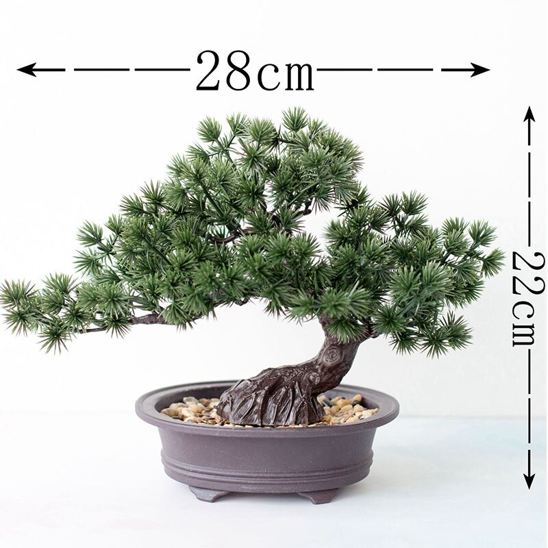 Kunstbomen Kunstmatige Bonsai Boom Nieuwe Chinese stijl Groene