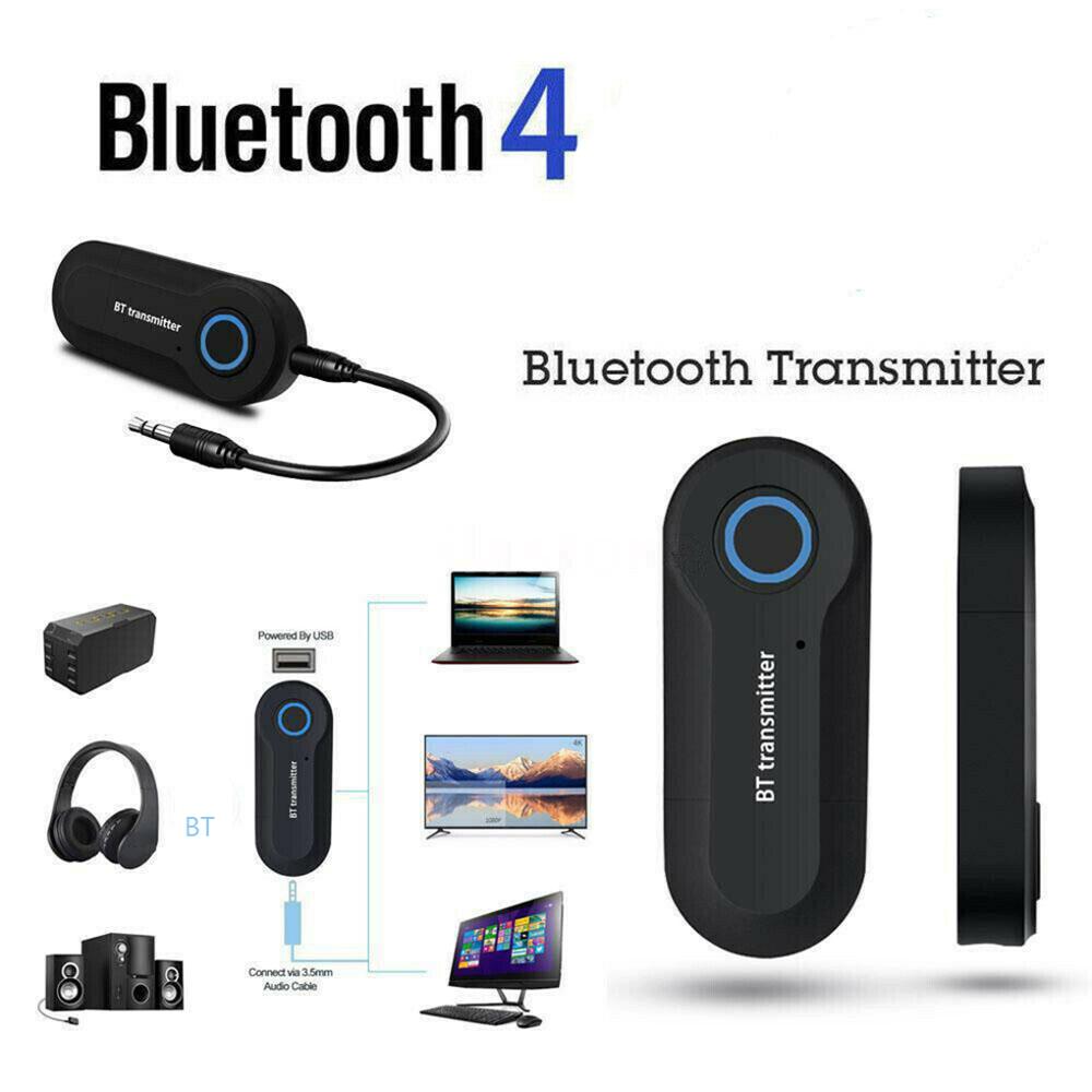 GT-09s Bluetooth Transmitter USB Power Supply Stereo BT V4.2 Wireless 3.5mm AUX Adapter for Laptop Home Sound System