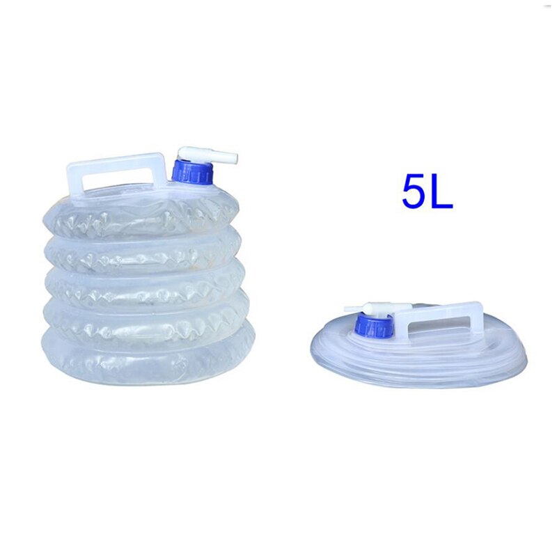 CONFO® Camping en plein air PE seau Sac à eau pliable portable Sac à