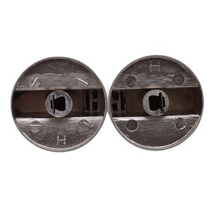 2 Stuks Universele Metalen Draaischakelaar Controle Knoppen 6Mm/8Mm Vervanging Accessoire Voor Huishoudelijke Keuken Fornuis Gas kachel Oven: 0 degree 6mm