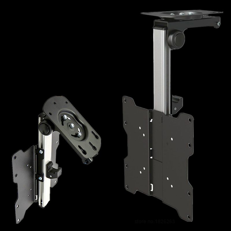 F1440 Opvouwbare Auto Plafond 17-37 Inch Scherm Led Lcd Monitor Houder Tv Mount Hanger Wall Mount Rack Kast mount Tv Houder