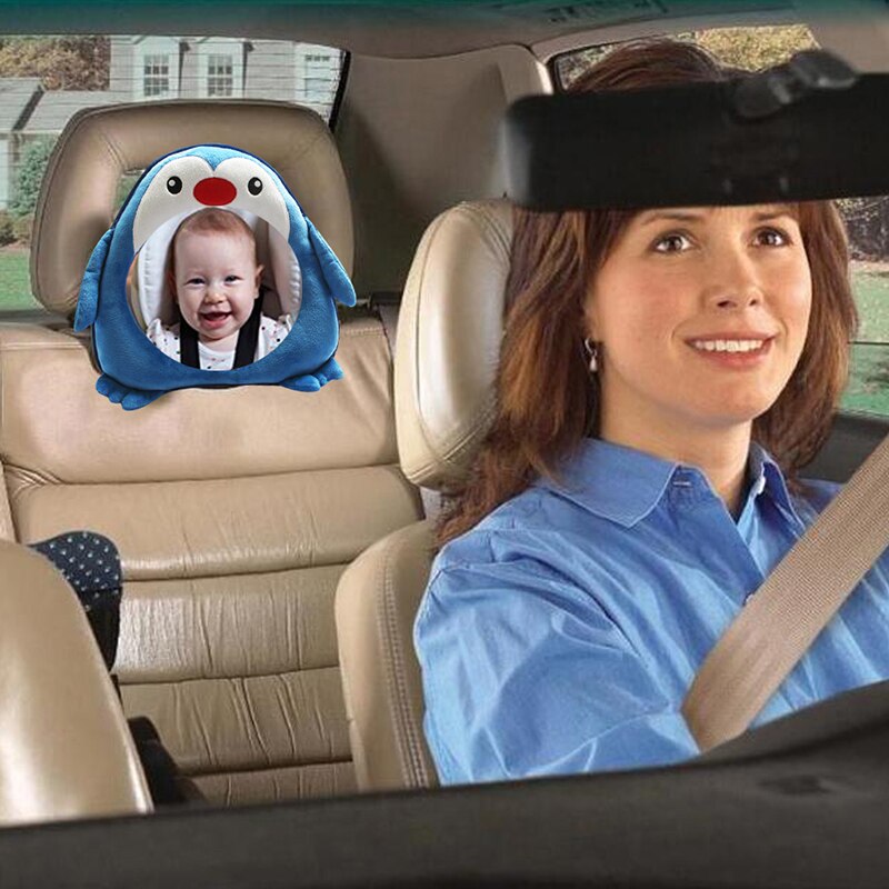 Søde baby bagudvendte spejle justerbar bil spædbarn spejl til børn barn lille barn sikkerhed bil bagsæde spejl