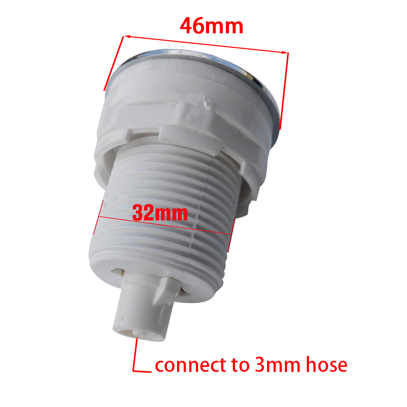 On Off PUSH BUTTON switch Jetted Whirlpool Jet Bath Tub Spa Garbage Disposer Disposal Air Switch Kit - push button