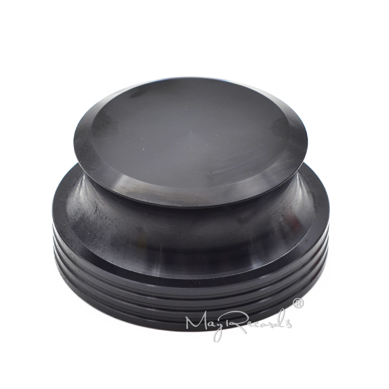 Record Turntables Weight Stabilizer LP Vinyl Black Clamp / Deluxe Packing: Black