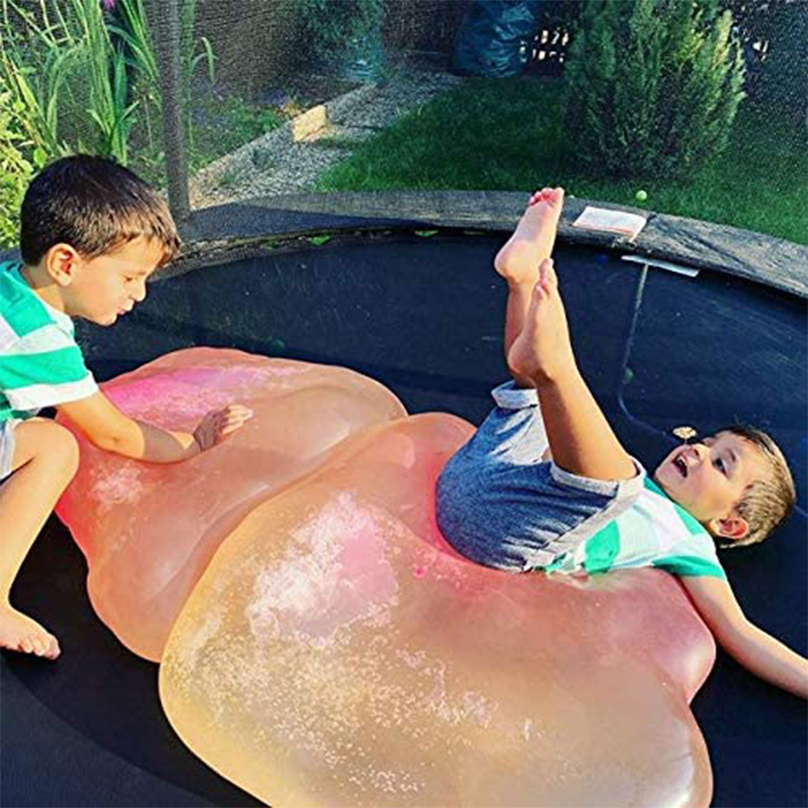 1 pz solido gonfiabile spremere palla trasparente bolla palla divertente adulto bambini anti-ansia antistress acqua divertimento palle S/M/L