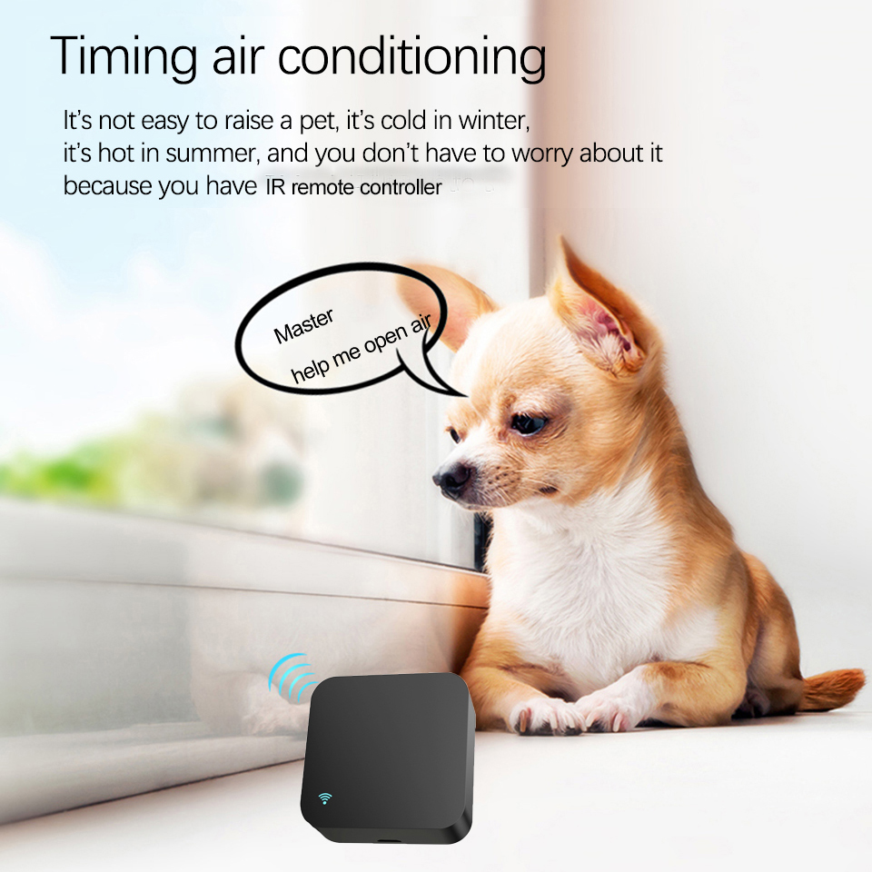 Smart WIFI+IR APP remote Controller for Infrared Aircondition/TV Universal Bridge work with Alexa /Google Home for smart home