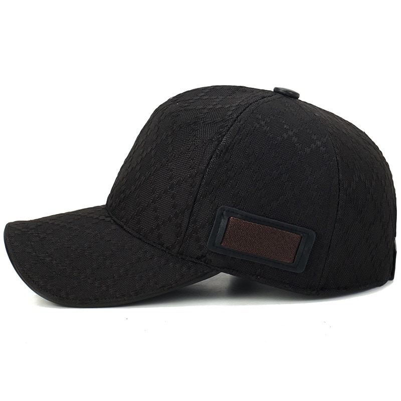 Vier Seizoenen Hoeden Unisex Trend Pure Zwarte Baseball Cap Zomer Zon Man Hoed Verstelbare Peak Vrouw Caps Gorras hombre