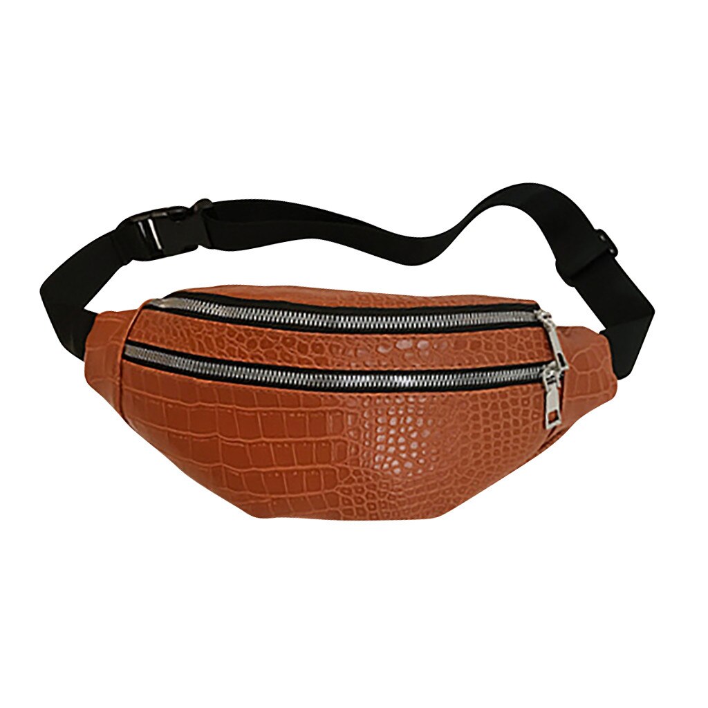 Vrouwen Mode Sport Taille Zak Zak Enkele Schoudertas Schuin Tas Многофункциональная Сумка Сумка Кожаная Женская: YELLOW