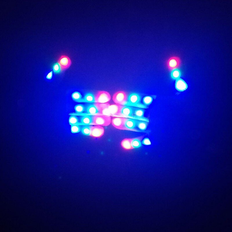 1 Pza Guantes LED para niños guantes para mantener el calor Guantes LED 7 modos de luz dedos luz dedo suministros de juguetes para fiestas con estilo