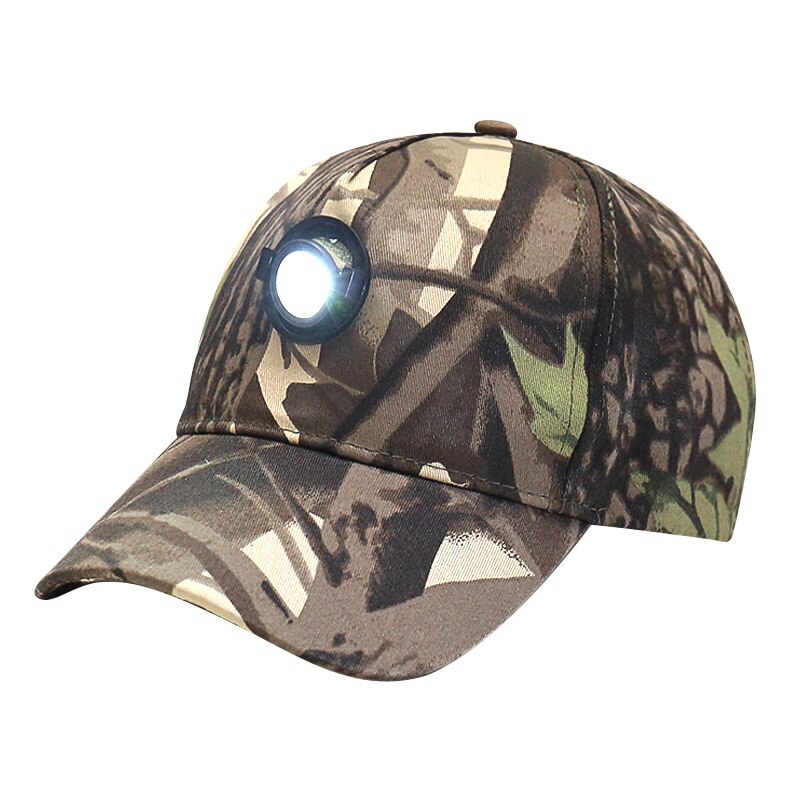Baseball Hat With Headlight Led Light Cap For Repairing Outdoor Camp Fishing Work Safety Head Protection