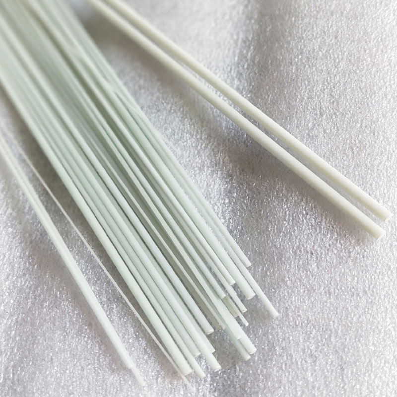10 stücke weiß glas fiber Rod 0,8mm/1mm/1,2mm/1,5mm/1,6mm/2mm/2,8mm/3mm/4mm/5mm/6mm/7mm/8mm/9,5mm/10mm Fiberglas rod Länge 500mm
