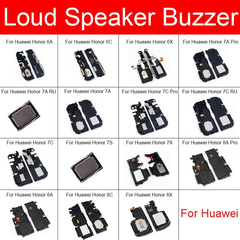 Loud Speaker Buzzer Module For Huawei Honor 6A 6X 6c 7A 7C 7S 7X 8A 8C 8X Pro RU Loudspeaker Ringer Replacement Repair Parts