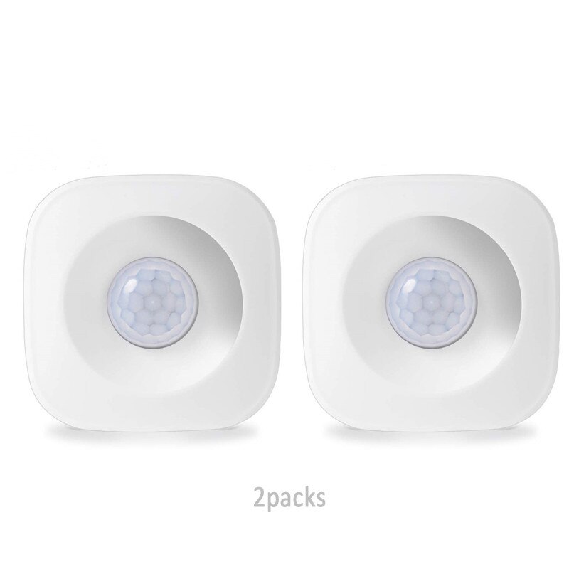 Bewegingssensor pir detector tuya zigbee/wifi sensor smart life tuya draadloos domotica smart home beveiligingssysteem google home mini: Wifi 2 stuks