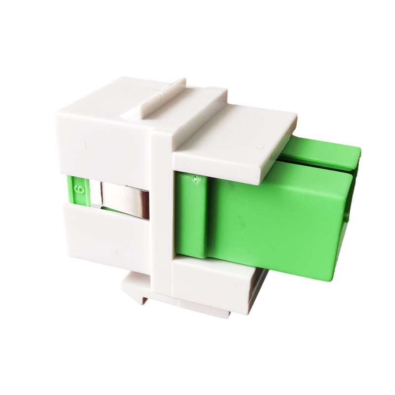 SC-SC APC Fiber Optic Connector Insert Keystone SC UPC Optical Single-Mode Adapter Coupler Jack Slot For Network Plug