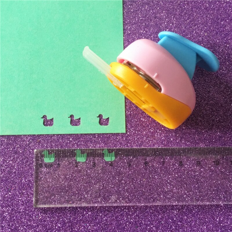 3/8 inch little Duck paper cutter school craft punch perfurador scrapbook hole punch for kids furador diy puncher