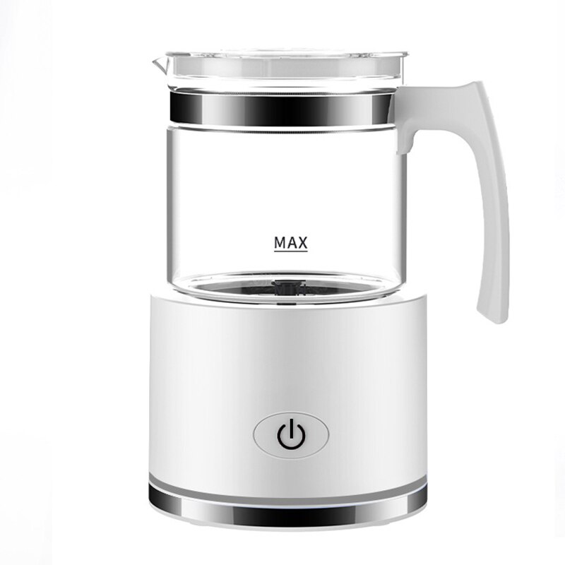 Melkopschuimer elektrische melkstomer zachte schuimmaker voor en koud melkschuim, koffie, latte, melkverwarmer eu-stekker: Default Title