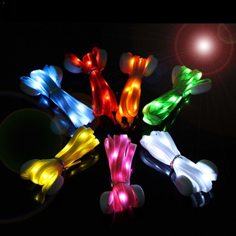 Led Sport Veters Lichtgevende Schoenveters Glow Schoen Strings Ronde Flash Licht Schoenveters Geen Tie Lui Veters Party decor