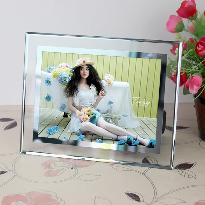 Simple Crystal Photo Frame Set Table Glass Modern Minimalist Children's Picture Frame Box Wall Decor Desk Decor 3DHKy03