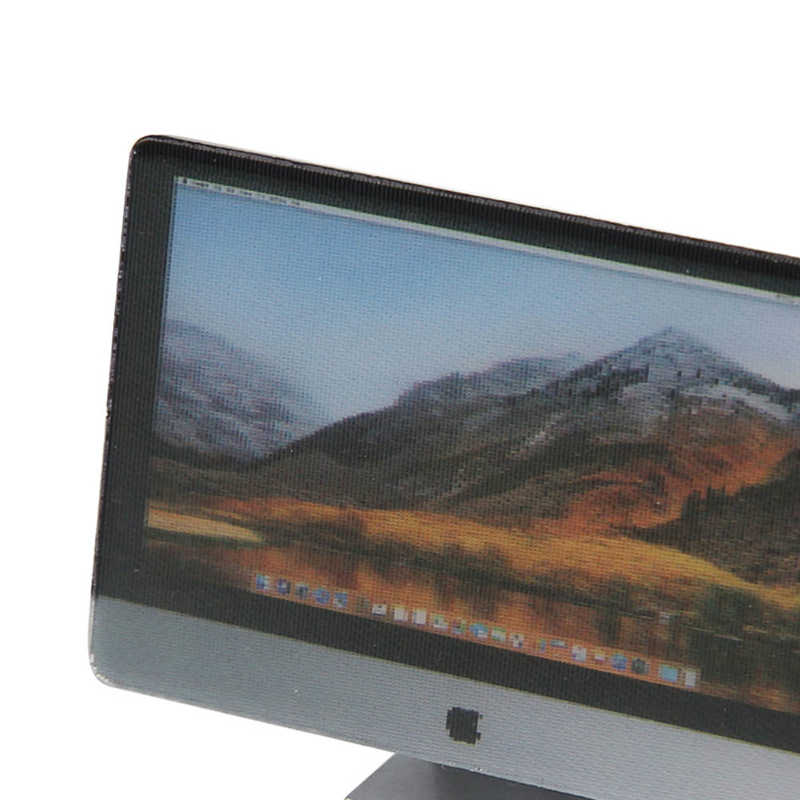 Dollhouse 1:12 1:12 Miniature Computer Set Screen Keyboard Mouse Simulation Dollhouse Accessory For Kid Children Dolls