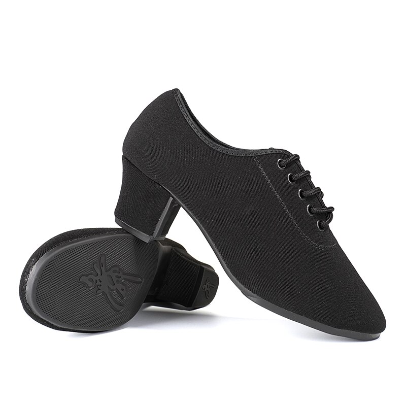 tanzen Schuhe Oxford Tuch Gummi Sohle Ballsaal/Latein/Moderne/Tango 5cm Platz Fersen drinnen/draussen tanzen Schuhe für Frauen Mädchen