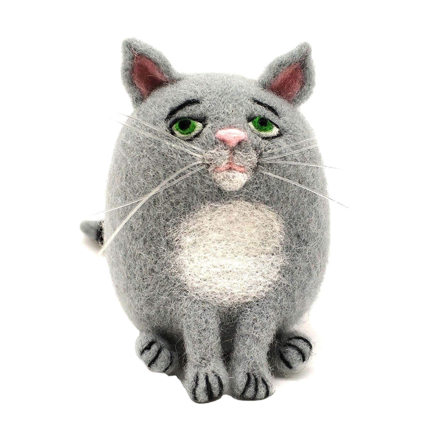 Wool Needle Felting Kit for Beginner Animal Easter Craft Kit Adult DIY Handmade Material Kids Crafts and Arts Felting Needles: Gold