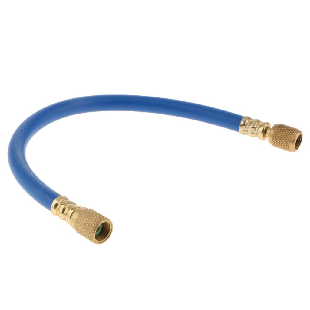 Car Air Conditioning AC R134A Refrigerant Recharge Hose Blue