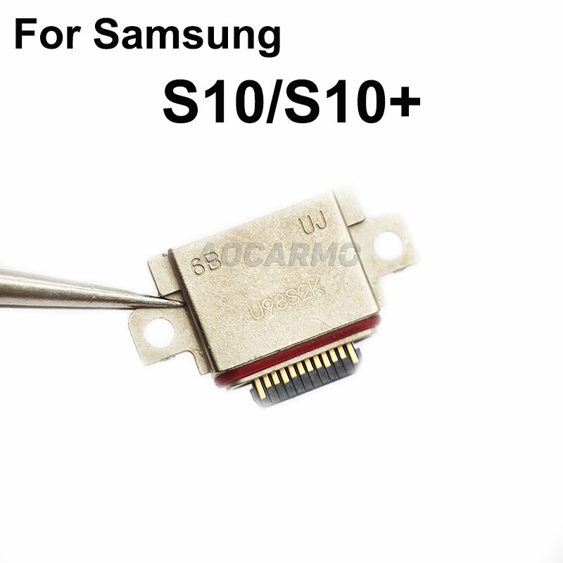 Aocarmo – station de charge USB, connecteur, pour Samsung Galaxy S10 / S10 + S10plus G9750: Default Title