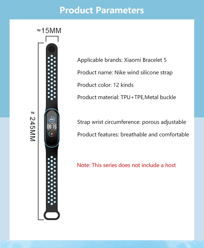 soft Silicone Bracelet for Xiaomi Mi Band 5 Strap Sport watch Silicone wrist strap For xiaomi mi band 5 bracelet Miband 5 strap