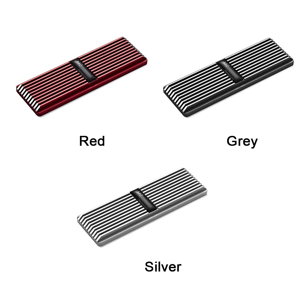 Desktop PC Cooling System Heat Dissipation SSD Heatsink Aluminum Cooler Hard Disk Thermal Pad M.2 Home Office Gasket Computer