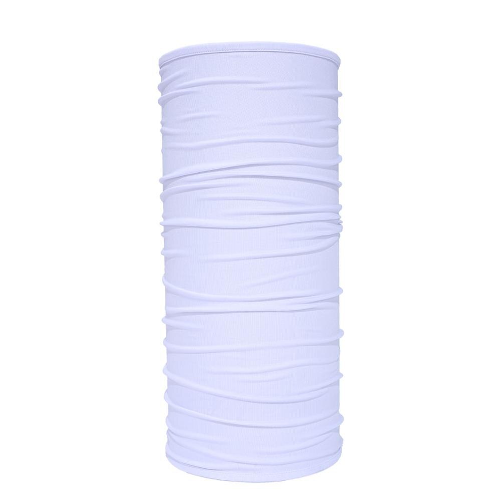 Outdoor Sport Bandana Fiets Hoofddeksels Buis Vissen Fietsen Hardlopen Wandelen Rit Halsbeenkap Bike Masker Hoofdband Sjaal Gezicht Shield: white