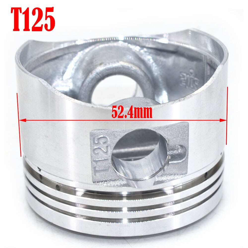 Kit de pistón de 52,4mm y 125CC, piezas del motor, pasador de anillo de pistón para Lifan S125 LF Dirt Pit Bike, motocicleta