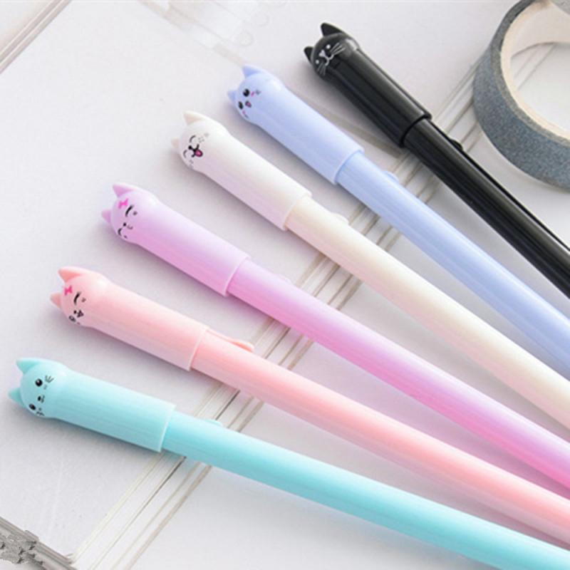 1 stücke Gel Stifte Kawaii Stift Set Nette Katze Stifte Schreiben Supplies Schule Liefert Kreative Schreibwaren
