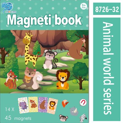 Montessori bildung kinder papier pädagogisches spielzeug baby frühe bildung magnetische puzzle spielzeug: 15