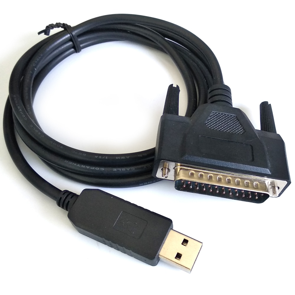 ftdi usb rs232 to db25 cable for fanuc cnc data transfering serial cable