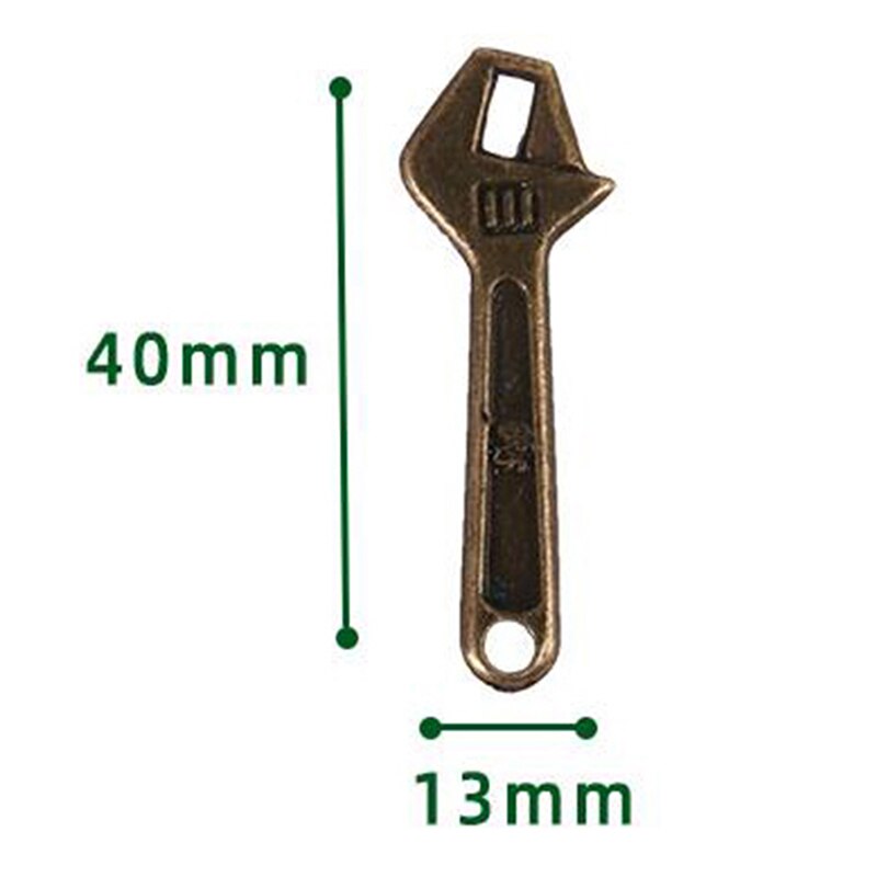 2 pcs 1:12 Scale Dollhouse Miniature Wrench For Children Living Room Decoration