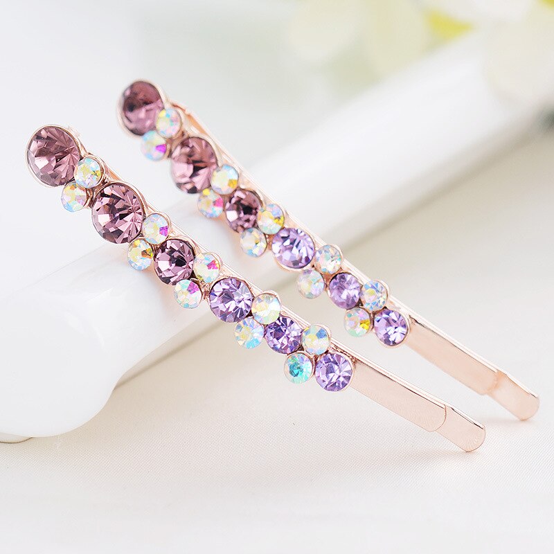 Retro Bruiloft Vlinder Dame Haarspeld Strass Kristal Haarspeld Hairgrip Hairclips Haar Clip Grip Pin Barrette Ornament: 1