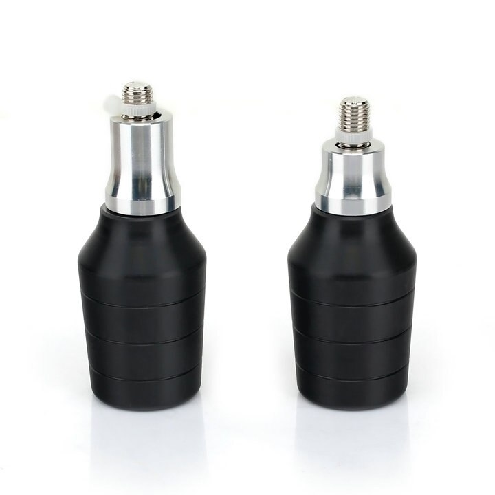 BIKINGBOY Frame Sliders Screw Crash Pads For Suzuki GSXR GSX-R 1000 2007 GSXR1000 GXSX-R1000 07 08: Silver