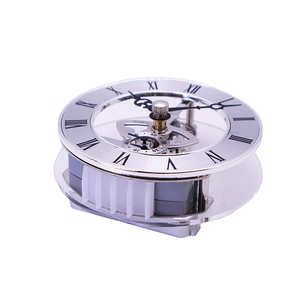 Retro Gear Wall Clock Movement Round Decorative Table Clock Metal Perspective Movement Wall Clock Accessories C1