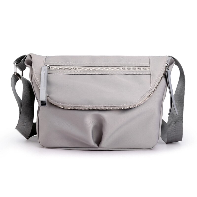 CFUN YA Boho Summer Bags For Women Small Handbag Nylon Bags Girls Crossbody Bag Travel Bag Casual Ladies Fashion Shoulder Bag: Grey