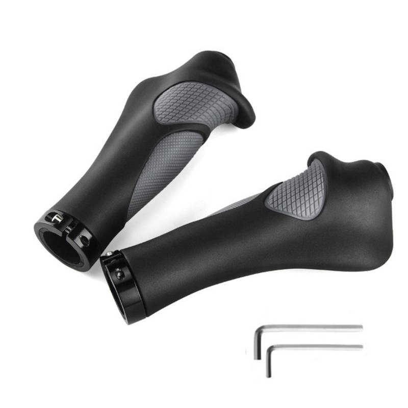 Cykel silikon styrhandtag tpr integrerat gummihandtag mtb cykling handstöd mountainbike grepp gripar bmx grepp: Hl -g233 med verktyg