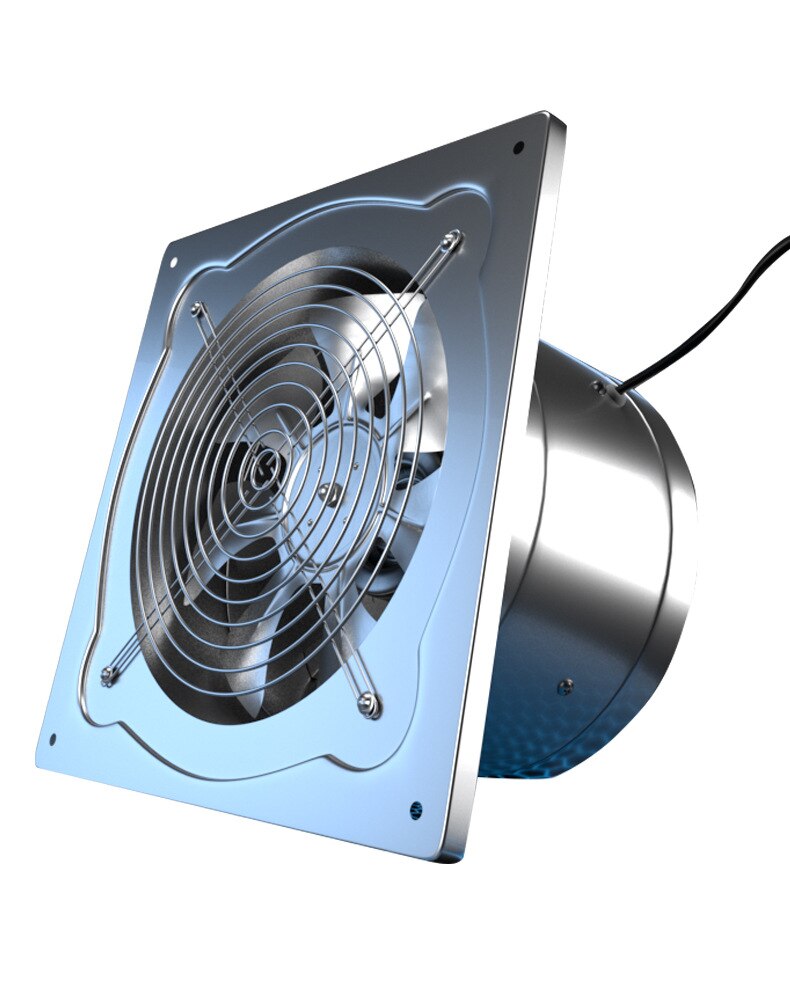 6/7/8Inch Inline Extractor Ventilator Pijp Ventilator Badkamer Keuken Muur Raam Rvs Zolder ventilator